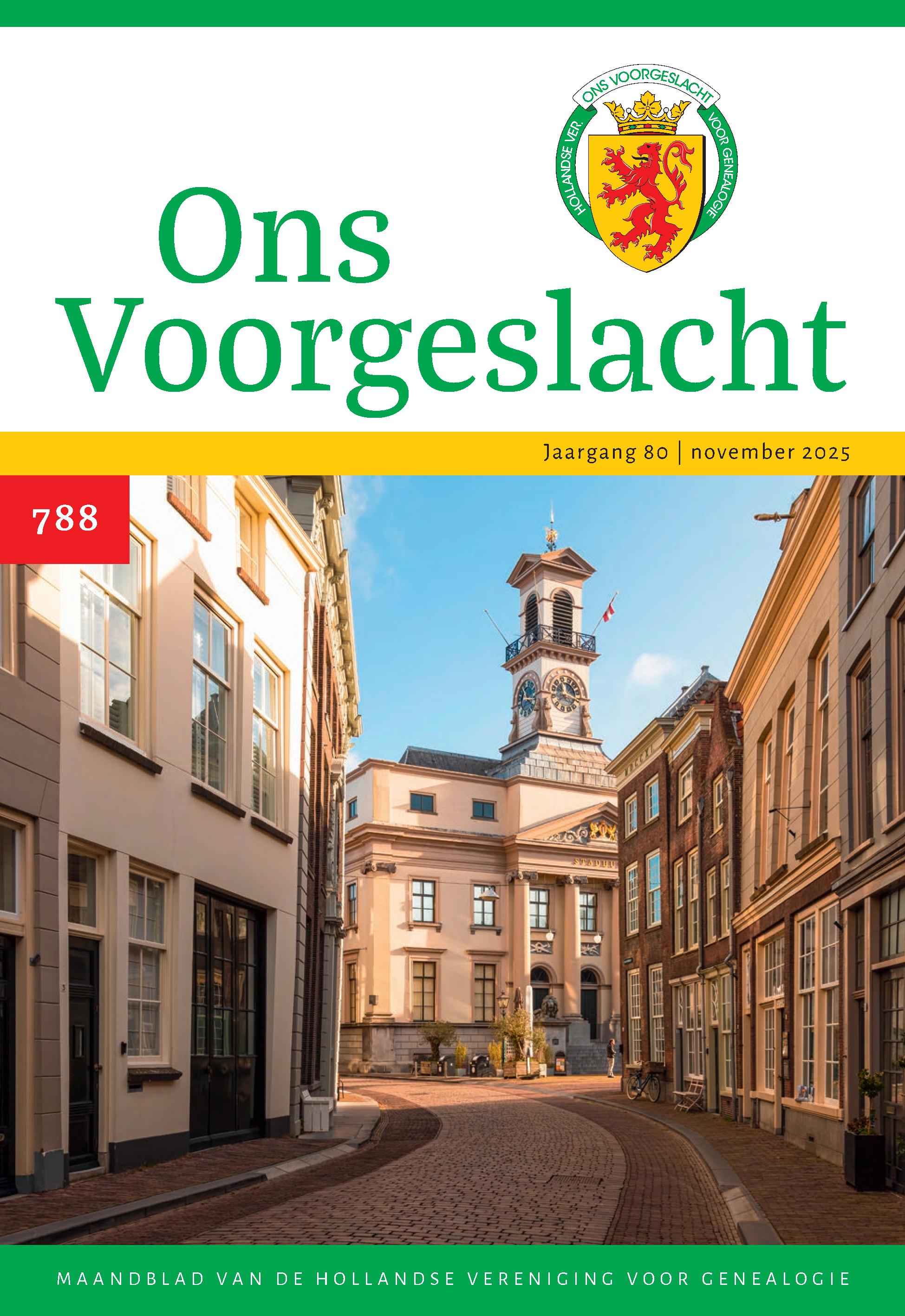 Ons Voorgeslacht, november 2025